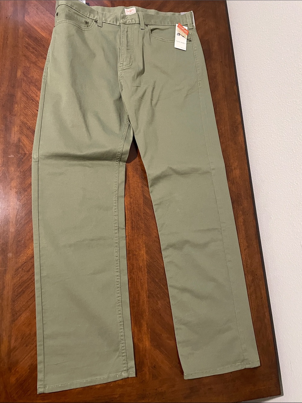 Dockers 33x30 Green Straight Leg straight stretch